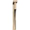 Ekena Millwork Westlake Block Rough Sawn Bracket w/ Offset Brace, Douglas Fir, 4"W x 34"D x 34"H BKT0402X34X34WTL05RDF - alternate 4